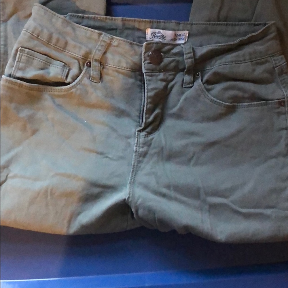 Green jeans